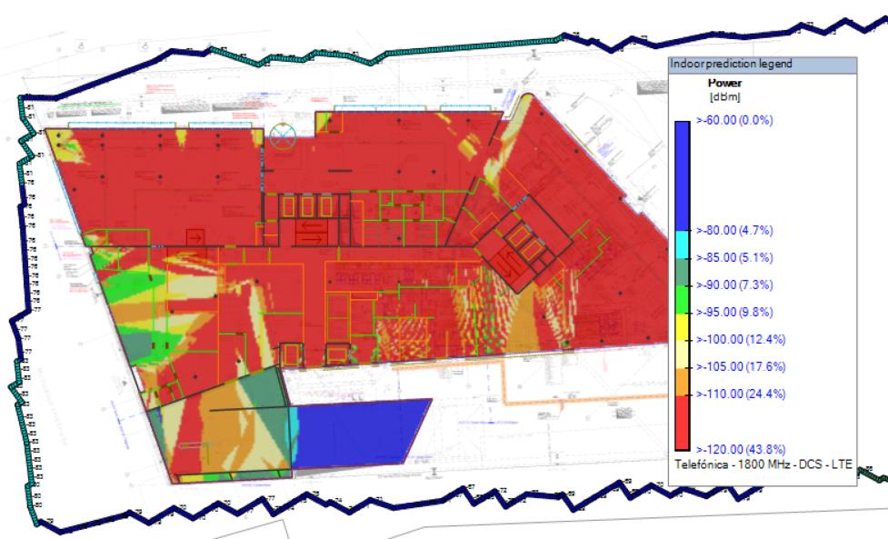 Predicting network coverage future buildings with site surveys using iBwave Mobile Survey