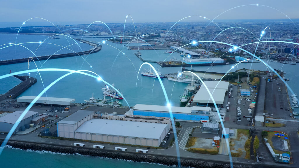 private LTE in smart city at loading docks and warehouses